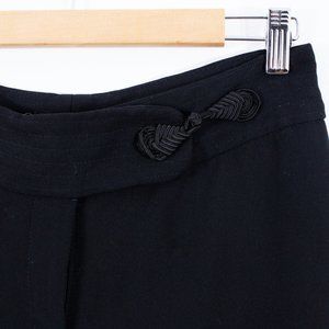 Jones New York Black Wide-Leg Trousers